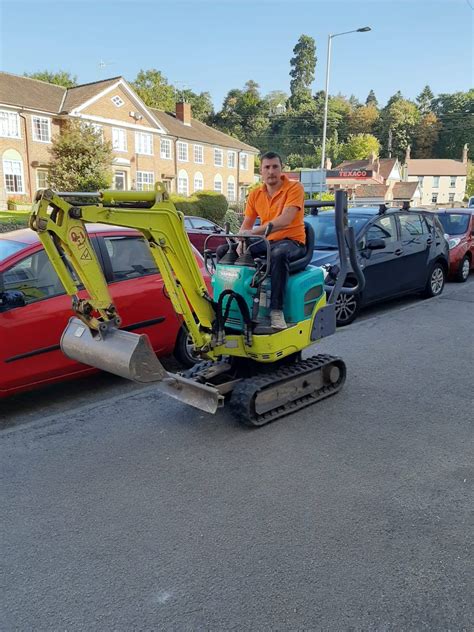 man with mini digger near me|mini digger hire huddersfield.